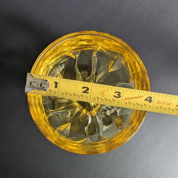 Vintage Tiffin Fransican Cornsilk Yellow Glasses. Tulip Design set of 4 - Picture 4 of 6